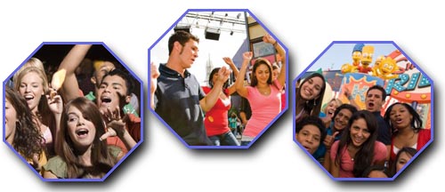 Group Packages including Universal Grad Bash 2014